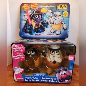 Hasbro Star Wars Mr Potato Head Collector Set Darth Tater Spudtrooper Tin